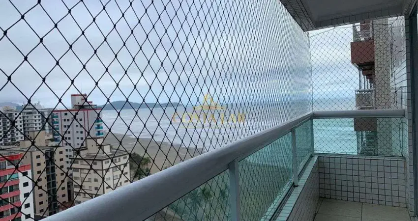 Apartamento com vista mar, 2 quartos (1 suíte), 1 vaga na ocian em praia grande!