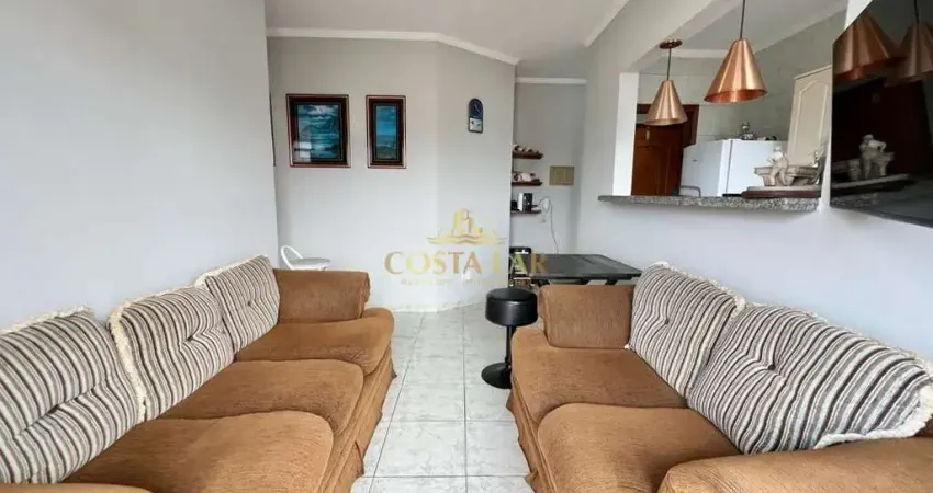 Apartamento à venda na vila tupi – praia grande/sp - 1 quarto, varanda e 1 vaga!