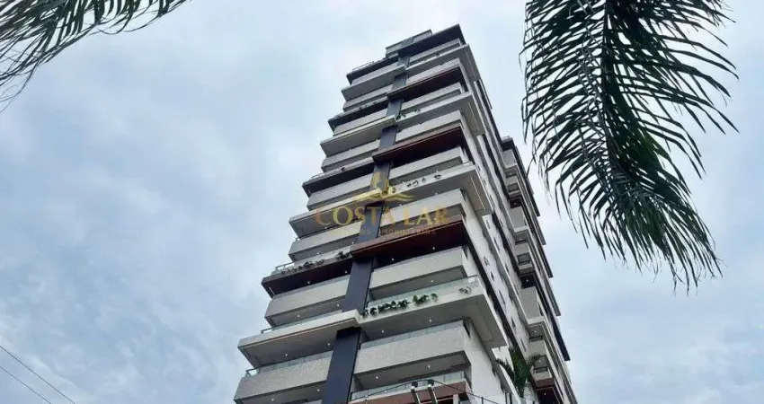 Apartamento 2 quartos, varanda gourmet, 2 vagas na guilhermina - praia grande!