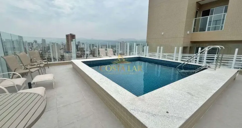 Apartamento com 1 dormitório à venda, 38 m² - boqueirão - praia grande/sp