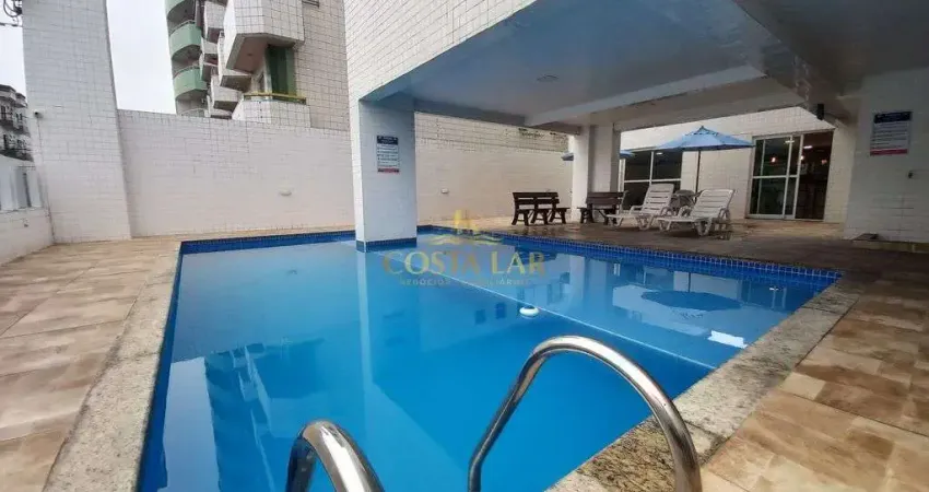 Apartamento espaçoso, 2 quartos (1 suíte), 1 vaga- ocian, praia grande.financie!