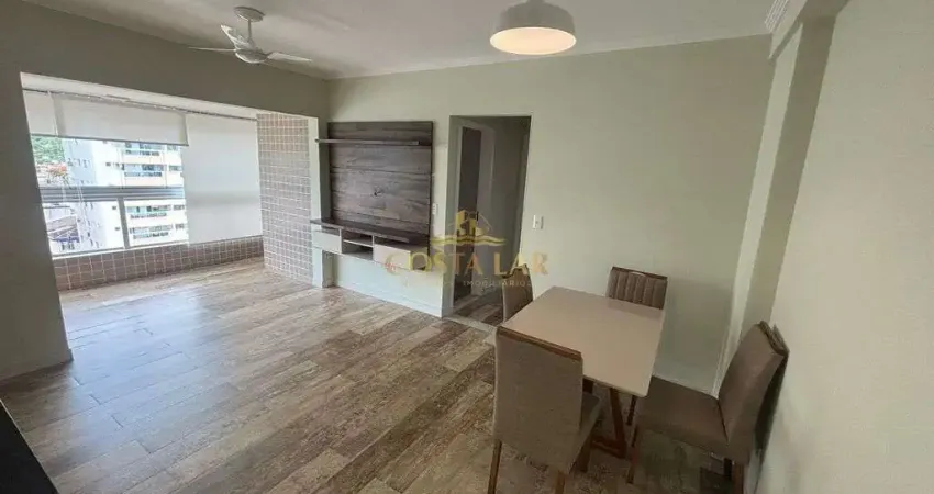 Apartamento de 2 quartos (1 suíte), 1 vaga e varanda no forte - praia grande!