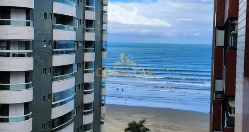 Apartamento 2 dormitórios, sofisticado ,canto do forte, vista lateral para o mar