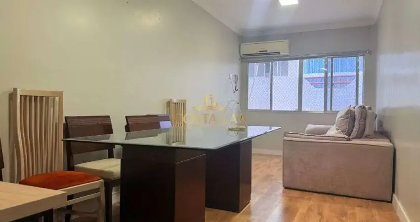Apartamento 2 quartos, mobiliado, 1 vaga, 71m² úteis no Forte, Praia Grande!