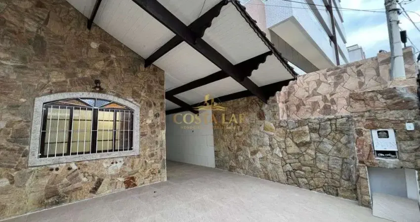 Casa de 2 quartos, com piscina e churrasqueira - Tupi, Praia Grande. Financie!