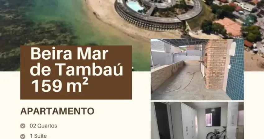 Apt térreo a beira mar da praia de tambaú a poucos passos do letreiro de joão pessoa