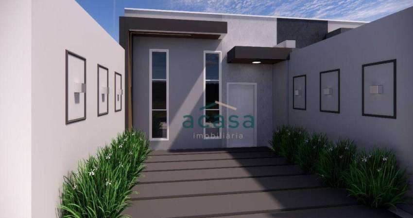 Casa com 1 suíte 2 dormitórios à venda, 70 m² por R$ 350.000 - Florais do Parana - Cascavel/PR