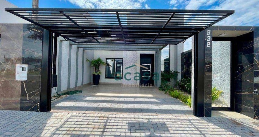 Casa com 3 dormitórios à venda, 90 m² por R$ 597.000,00 - Recanto tropical III - Cascavel/PR