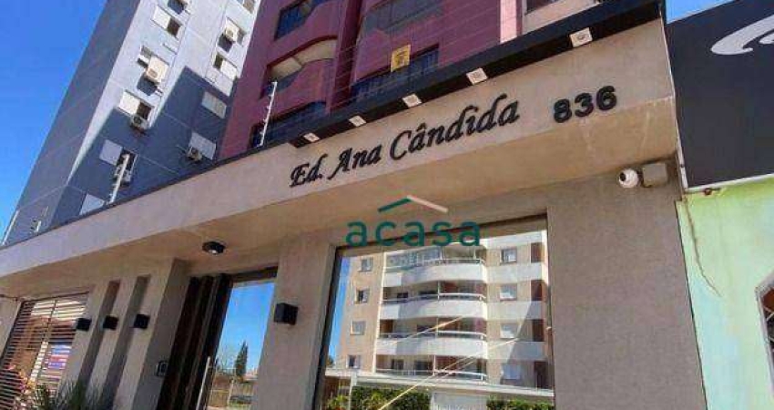 Apartamento com 1 suíte e 2 dormitórios à venda por R$ 480.000 - Centro - Cascavel/PR