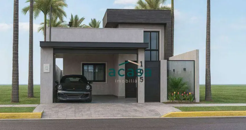 Casa com 2 dormitórios 1 suíte à venda, 90 m² - loteamento paim - cascavel/pr