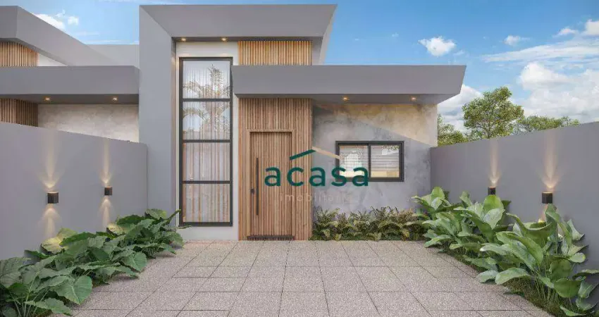 Casa com 3 dormitórios à venda, 71 m² por R$ 487.000,00 - Tropical 4 - Cascavel/PR