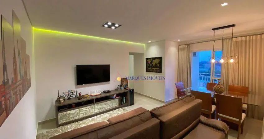 Apartamento com 3 dormitórios à venda, 72 m² por r$ 720.000,00 - jardim bandeirantes - louveira/sp