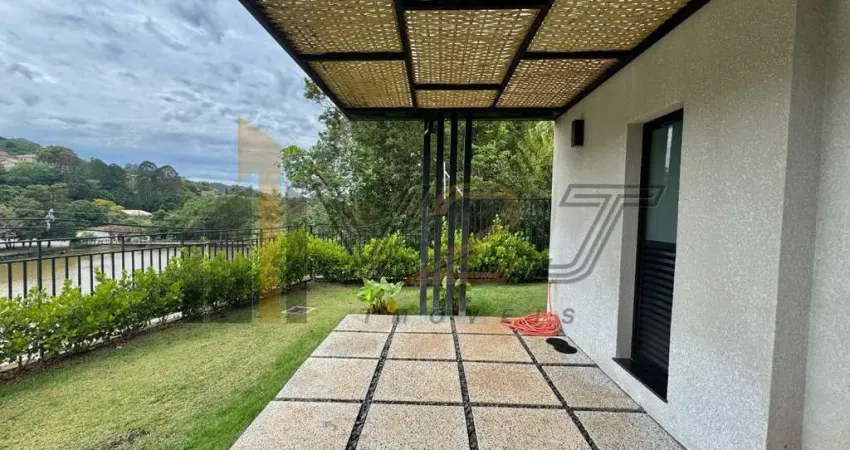 Moderna casa sobrado com vista magnífica para locação no residencial villaggio maranello em vinhedo/sp