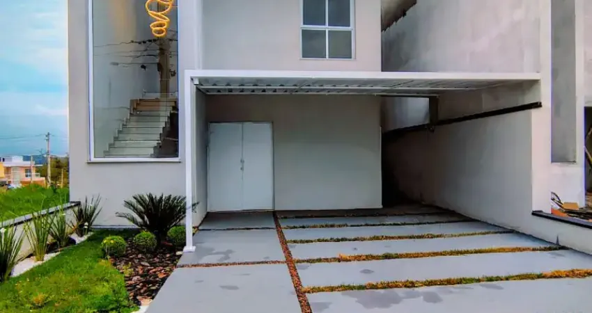 Sobrado novo deslumbrante com 3 dormitórios, duas suíte master c/ closet e estrutura completa em condomínio clube completo