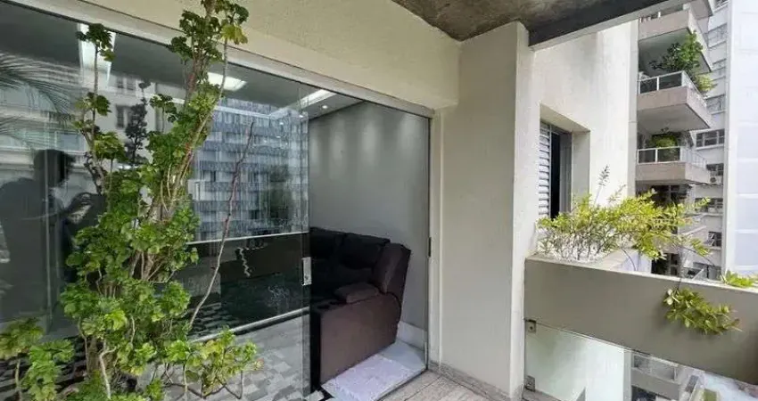 Apartamento com varanda reformado no bairro cerqueira cesar