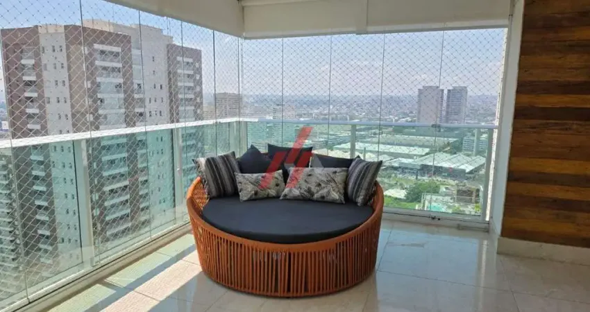 Aluguel de apartamento de luxo em alphaville centro industrial e empresarial, barueri-sp: 3 quartos, 3 suítes, 3 salas, 4 banheiros, 1 vaga, 212m².