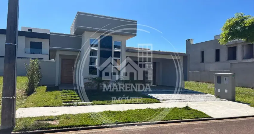 Linda residência térrea no condomínio terras alphaville, com 151m² de área construída.