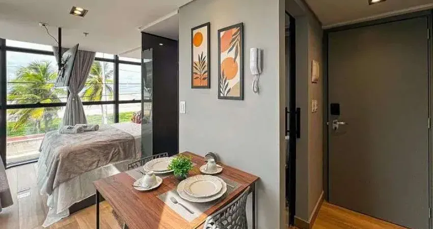 Flat para venda em joão pessoa, cabo branco, 1 dormitório, 1 banheiro