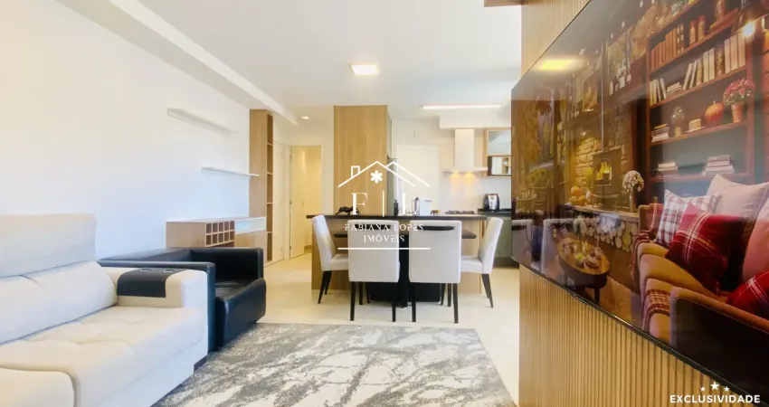 Varanda e aconchego em um apto todo mobiliado para locação em atibaia.