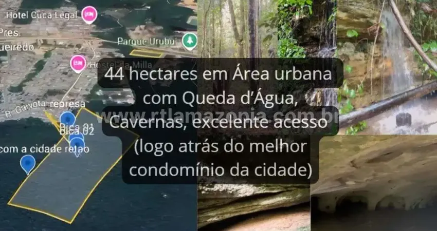 44 hectares em plena area urbana de presidente figueiredo/am