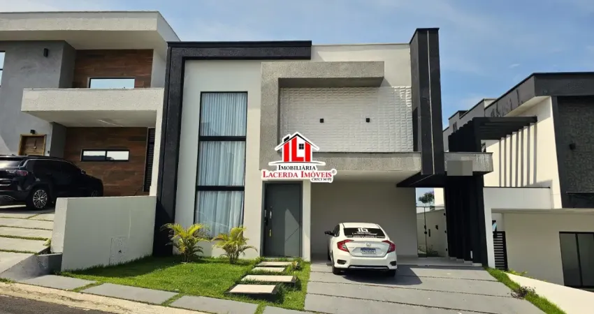 Casa duplex com 4 suítes semi mobiliado condominio morada dos pássaros
