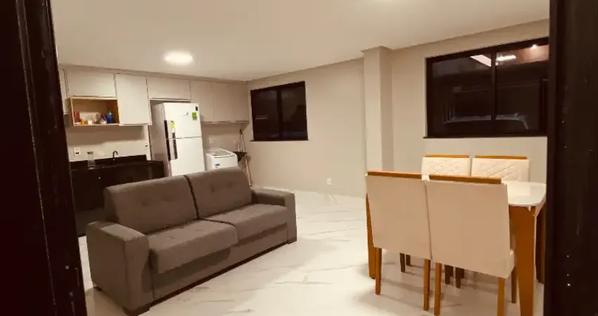 Apartamento mobiliado em residencial fechado com  1 suite e 1 quartos