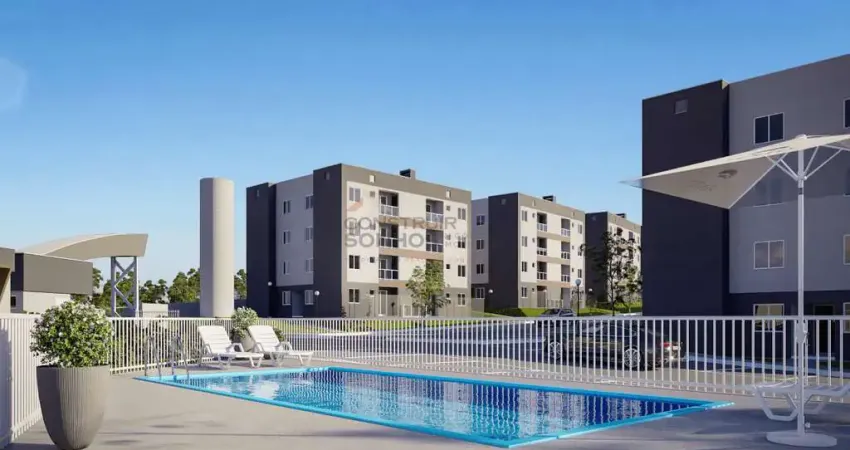 Apartamento com ponto para ar-condicionado , área de lazer e entrada parcelada - confira!