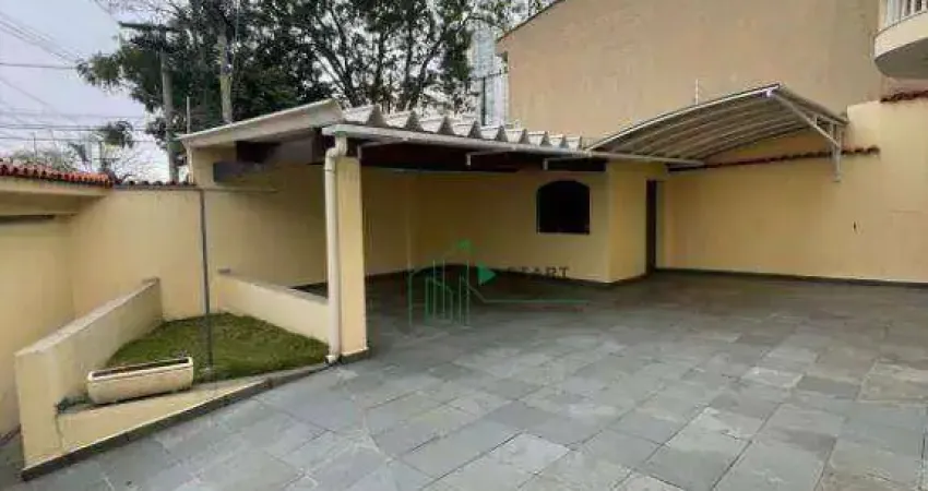 Sobrado com 4 dormitórios para alugar, 262 m² por r$ 7.347,51/mês - jardim - santo andré/sp