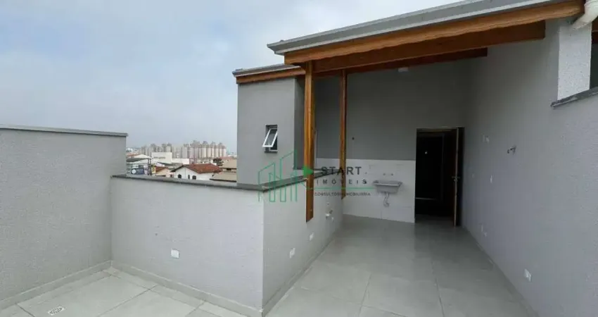 Cobertura com 2 dormitórios à venda, 100 m² por r$ 480.000 - parque oratório - santo andré/sp