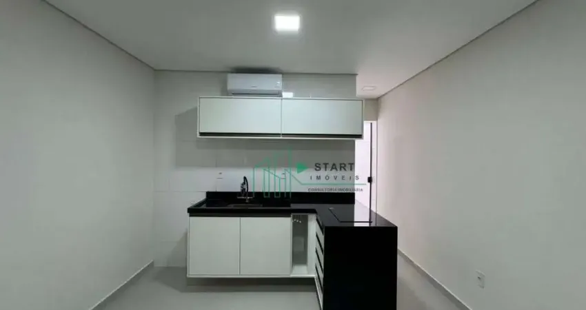 Kitnet com 1 dormitório para alugar, 26 m² por r$ 1.550/mês - parque das nações - santo andré/sp