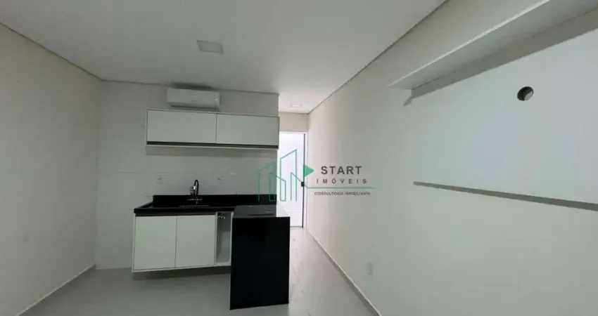 Kitnet com 1 dormitório para alugar, 27 m² por r$ 1.550/mês - parque das nações - santo andré/sp