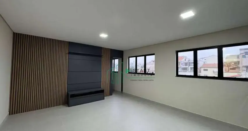 Apartamento com 1 dormitório para alugar, 51 m² por r$ 2.200/mês - parque das nações - santo andré/sp