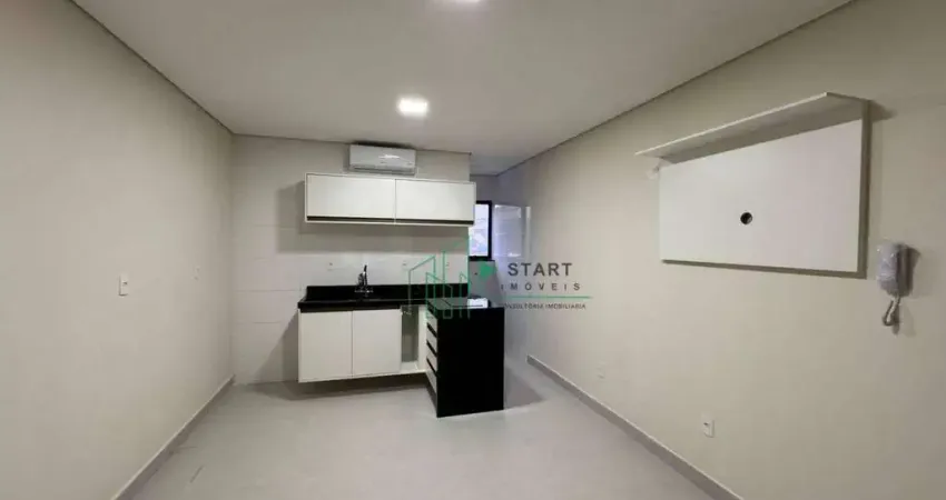 Kitnet com 1 dormitório para alugar, 22 m² por r$ 1.500/mês - parque das nações - santo andré/sp