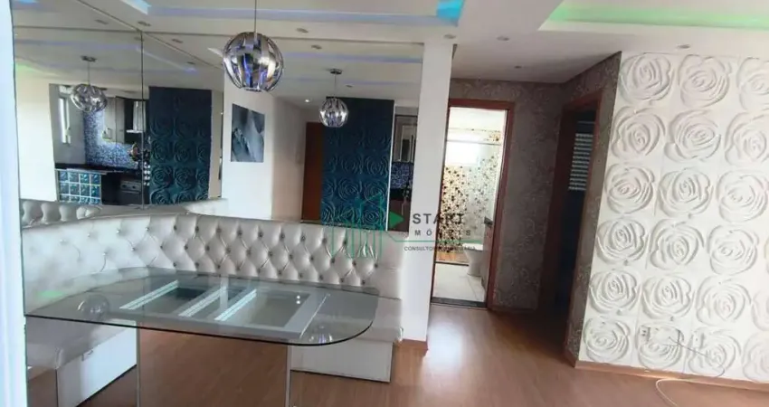 Apartamento com 2 dormitórios para alugar, 56 m² por R$ 2.600/mês - Utinga - Santo André/SP