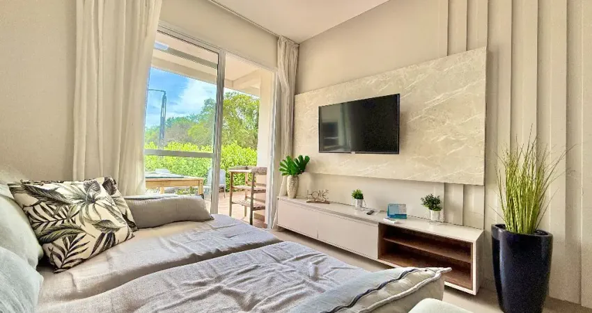 Piscina privativa! apartamento 2 quartos na praia de palmas, com 106m2