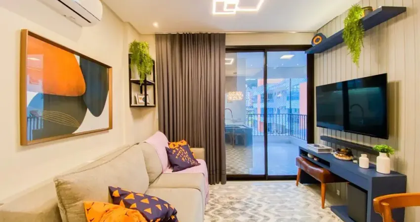 À 200 metros do mar! sofisticação e conforto: apartamento mobiliado com 3 dormitórios na praia de palmas