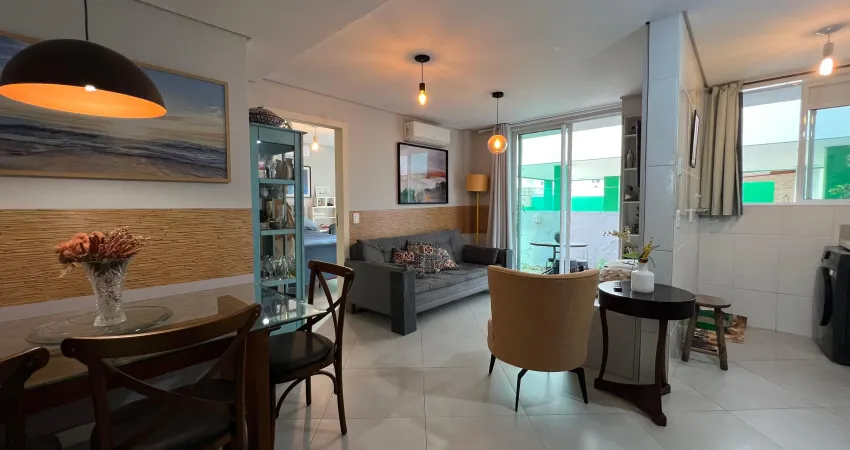 Apartamento mobiliado em palmas por r$ 499 mil, sua chance de ter imóvel na praia mais desejada de sc!