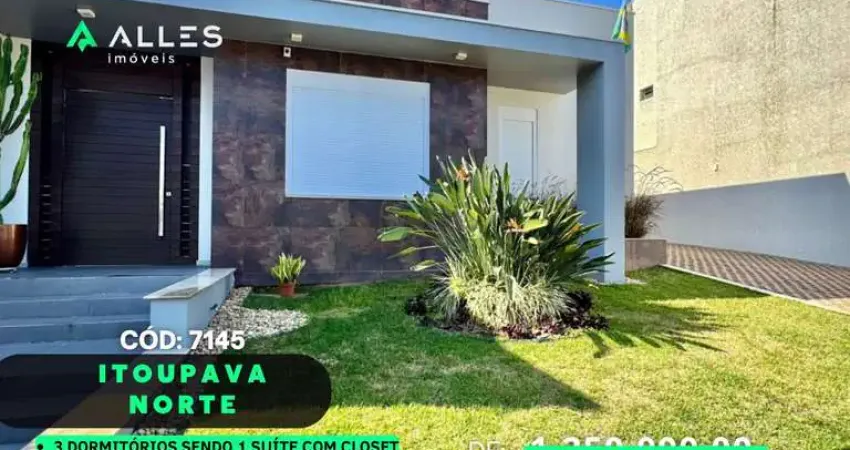 Casa com 3 quartos à venda no Itoupava Norte, Blumenau