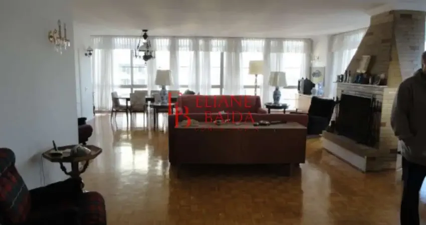 Aluguel de luxuoso apartamento de 273m² em cerqueira césar/jardim américa  - 3 quartos sendo 3 suítes, 3 salas duas com lareiras e 2 vagas de garagem.