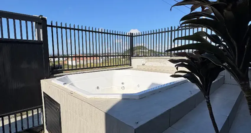 Geminado com spa e espaço gourmet na praia de itajuba - barra velha