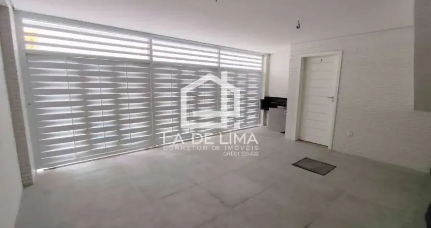 Sobrado duplex novo tipo villagio no bairro campo grande, santos