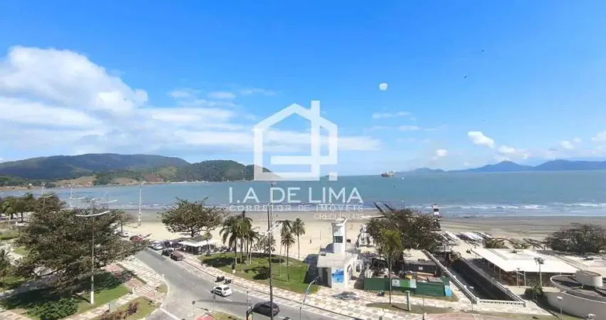 Apartamento de 3 dormitórios frente mar no bairro aparecida, santos