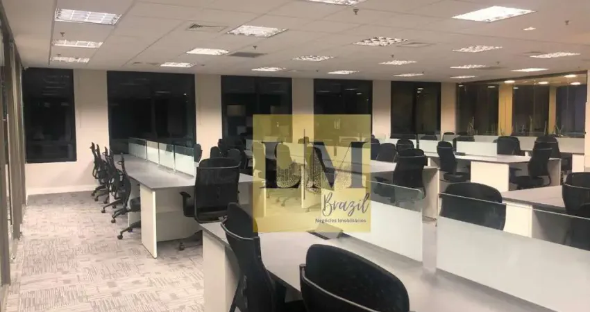 Andar corporativo para alugar, 300 m² por r$ 51.400/mês - vila olímpia - são paulo/sp