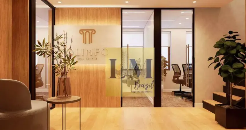 Sala comercial com 20 salas para alugar na Rua Álvaro Rodrigues, Brooklin, São Paulo