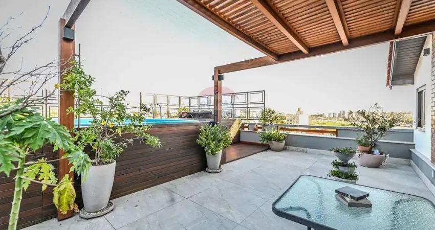 Cobertura estilo casa, totalmente reformada, 4 d sendo 2 suites - bairro cristal