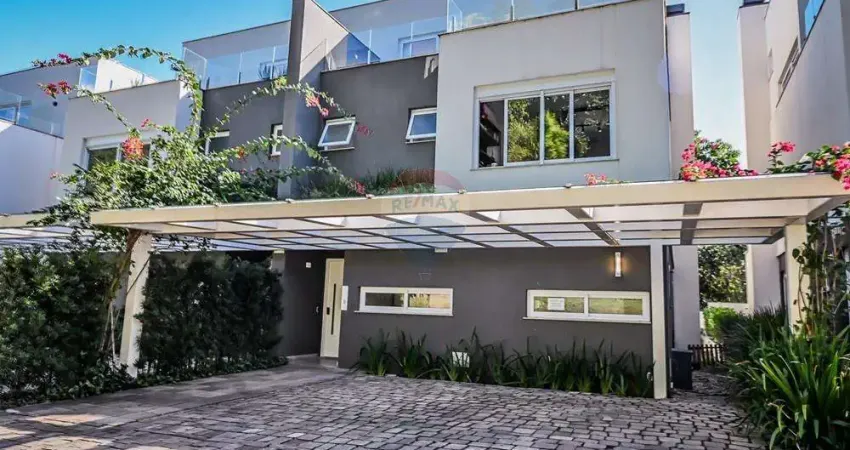 Casa nova em condomínio fechado - acqua 300 - 438m2 privativos - mobiliada - zona sul de porto alegre