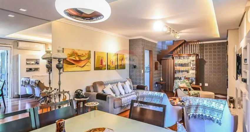 Cobertura estilo casa,  totalmente reformada, 4 d sendo 2 suites - bairro cristal