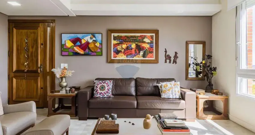 Vista panorâmica e projeto diferenciado – 120m² - 3 dormitórios transformados em 2 - 1 vaga -av .praia de belas: r$ 990.000,000