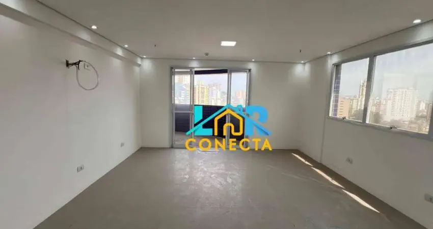 Sala para alugar, 36 m² por r$ 3.000,00/mês - ponta da praia - santos/sp