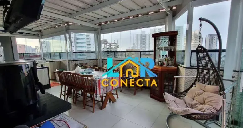 Cobertura à venda, 178 m² por r$ 580.000,00 - vila caiçara - praia grande/sp